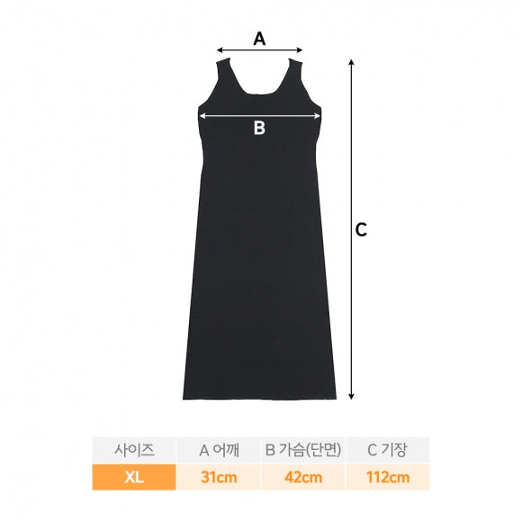 Slim Black Long Dress