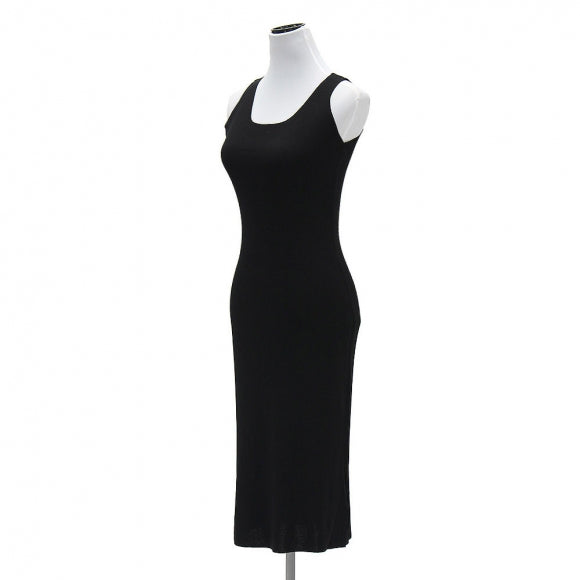 Slim Black Long Dress