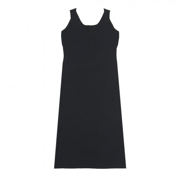 Slim Black Long Dress